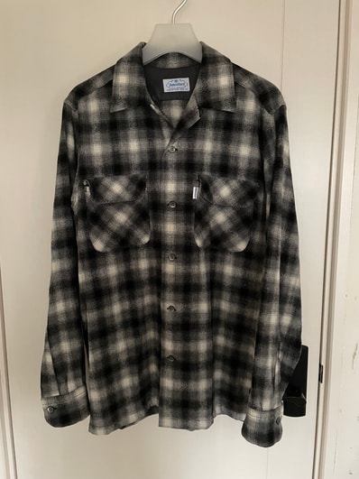 SubCulture Wool Check Shirt "Black/Gary"