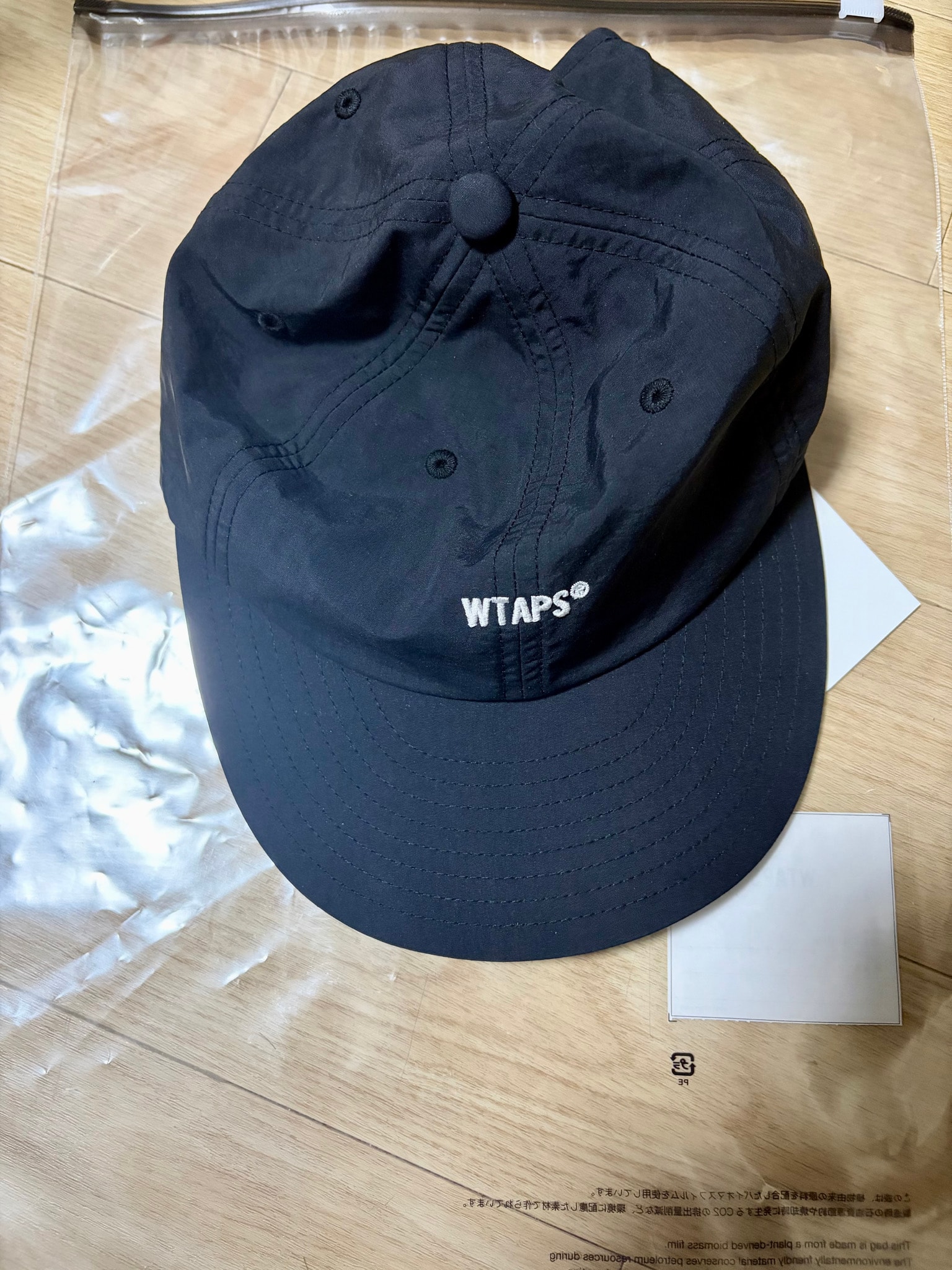 WTAPS T-6M 01 / Cap / Nylon. Tussah. Pertex "Black"