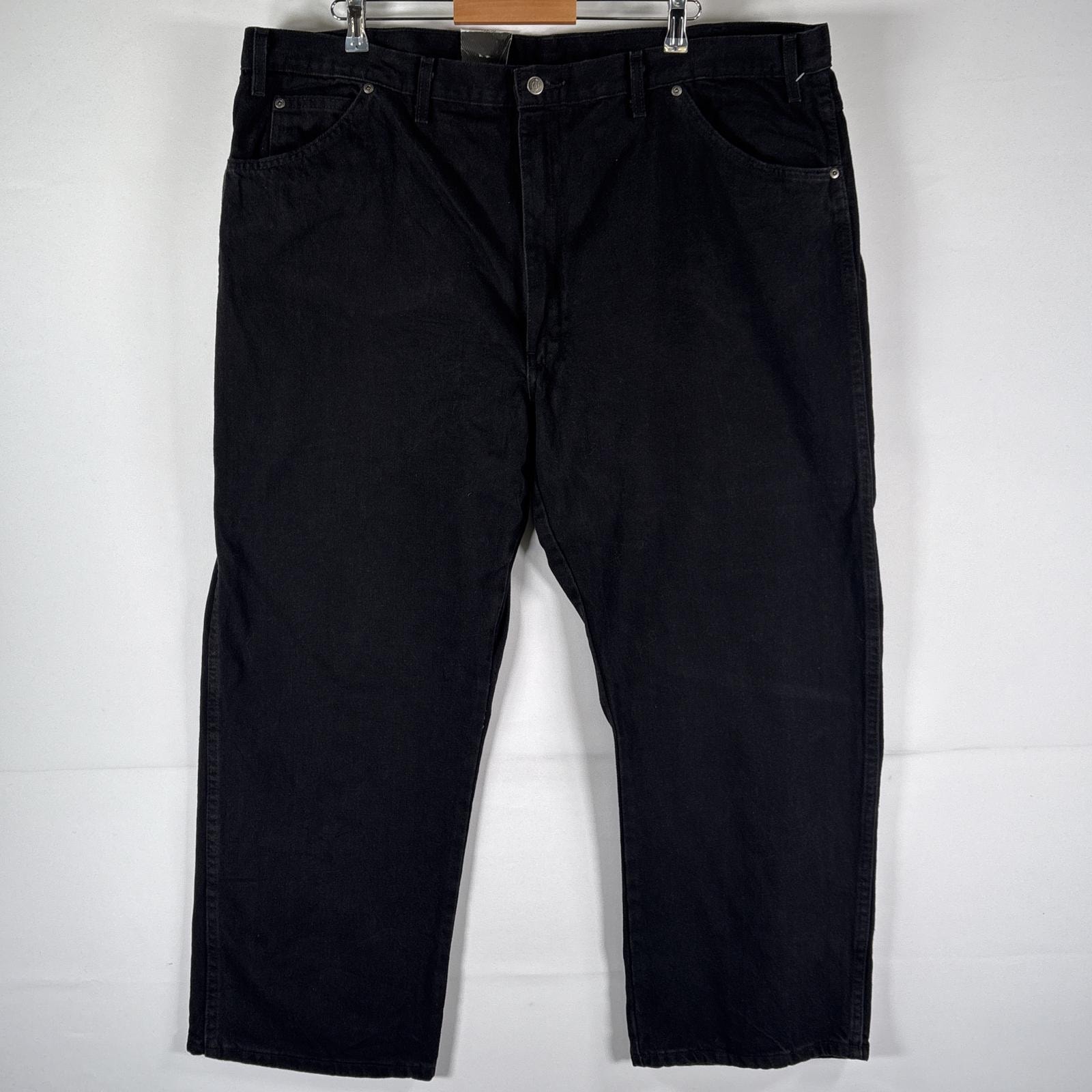 古着 ディッキーズ Dickies デニムパンツ デッドストック タグ付ブラックデニム ジーパン ジーンズ  大きいサイズ w46 L30  ブラック メンズ