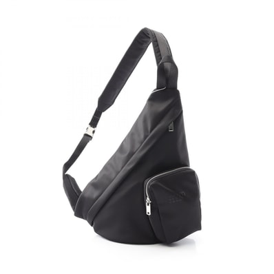 エムエムシックス MM6 JAPANESE SLING BAG ジャパニーズ ウエストバッグ ボディバッグ バッグ ナイロン レディース ブラック系 M60820P6416T8013 【新品】