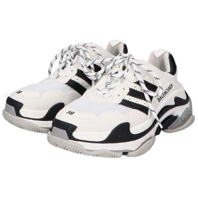 バレンシアガ x adidas アディダス 【美品】712764 TRIPLE S トリプルS ローカット スニーカー 38