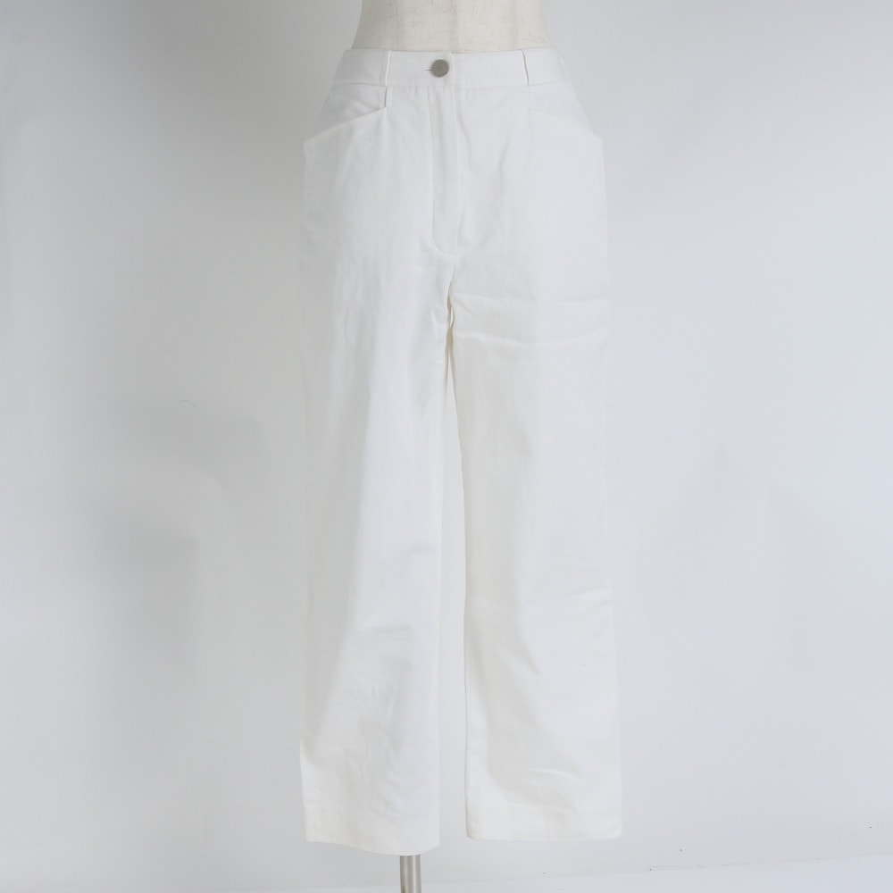■極美品 シャネル コットン ボトムス 洋服 アパレル ファッション 38