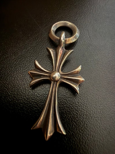 Chrome Hearts Tiny CH Cross Charm "Silver"