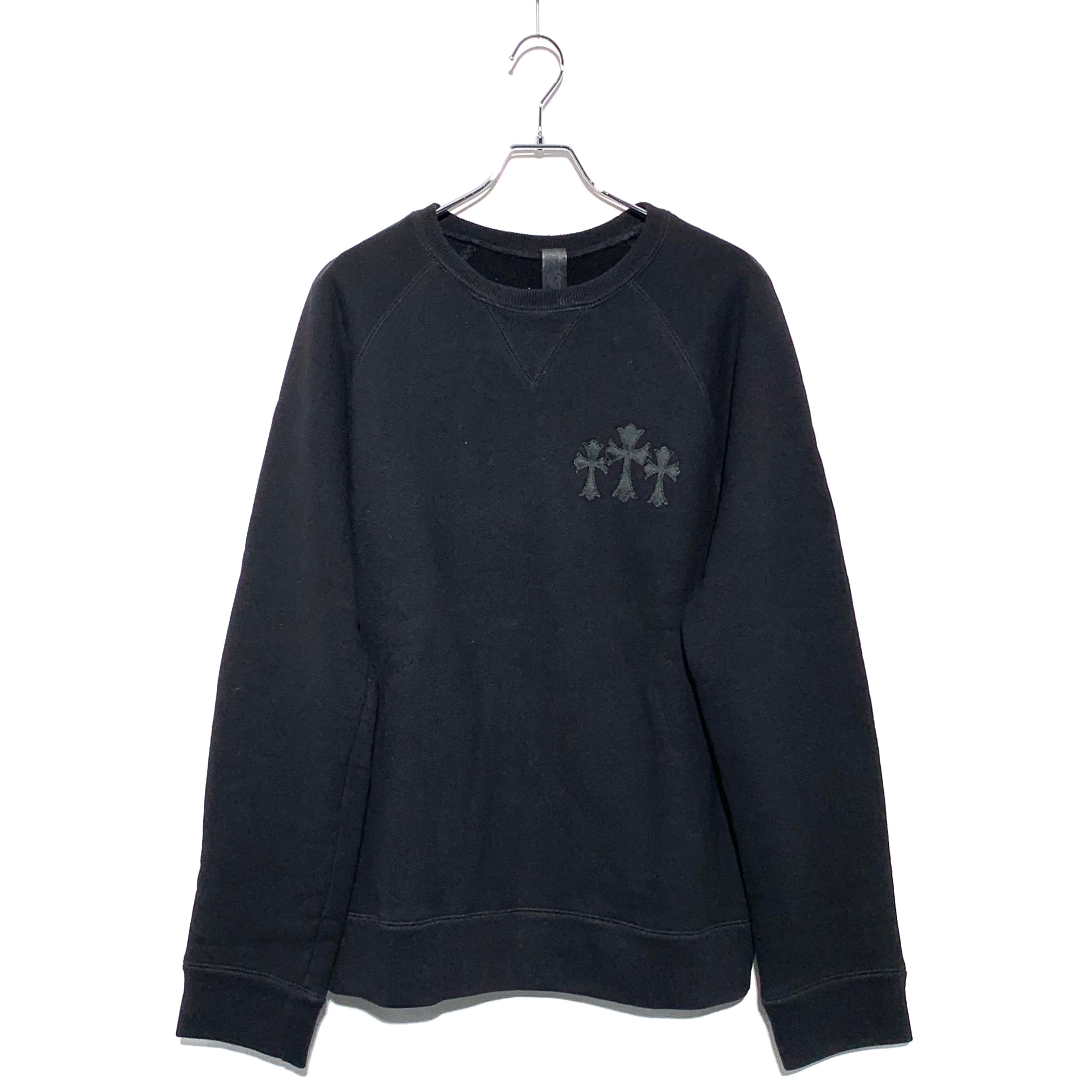 Chrome Hearts Back CH Logo Cemetery Cross Sweatshirt "Black"