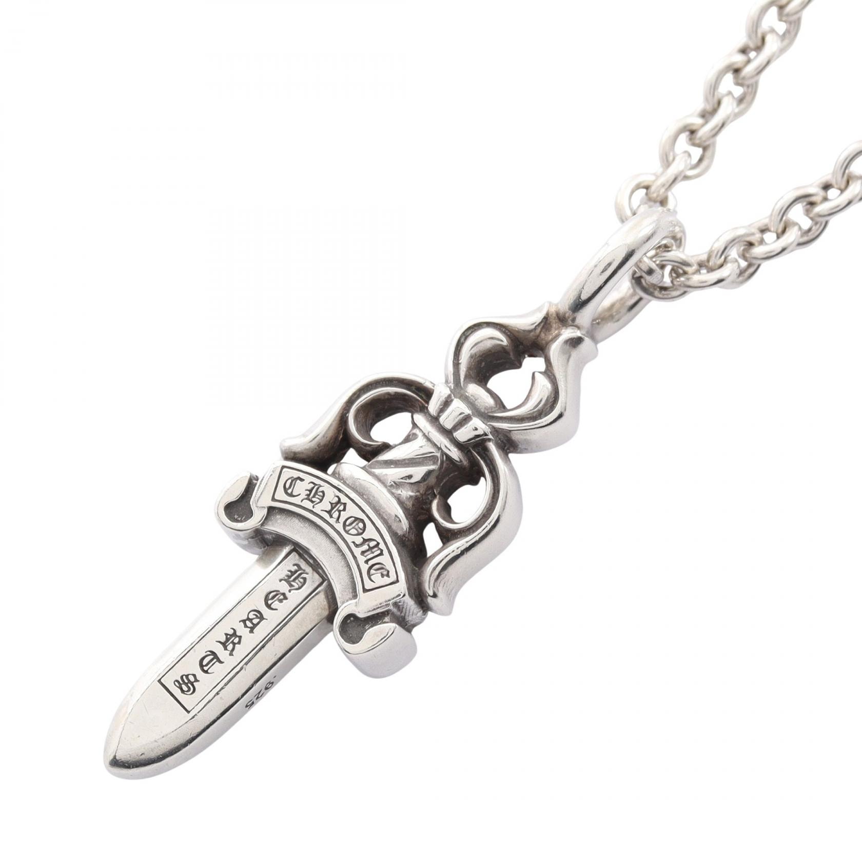 クロムハーツ CHROME HEARTS ダガー ネックレス ジュエリー シルバー925 メンズ シルバー系 【中古】
