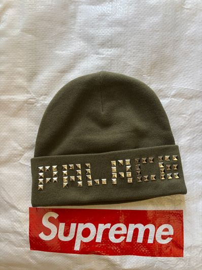 PALACE Emotional Studded Beanie "The Deep Green"