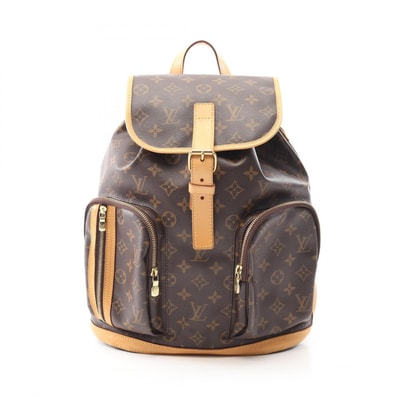 ルイ・ヴィトン LOUIS VUITTON サックアド ボスフォール リュックサック バックパック バッグ PVCコーティングキャンバス レザー モノグラム レディース ブラウン系 M40107 【中古】