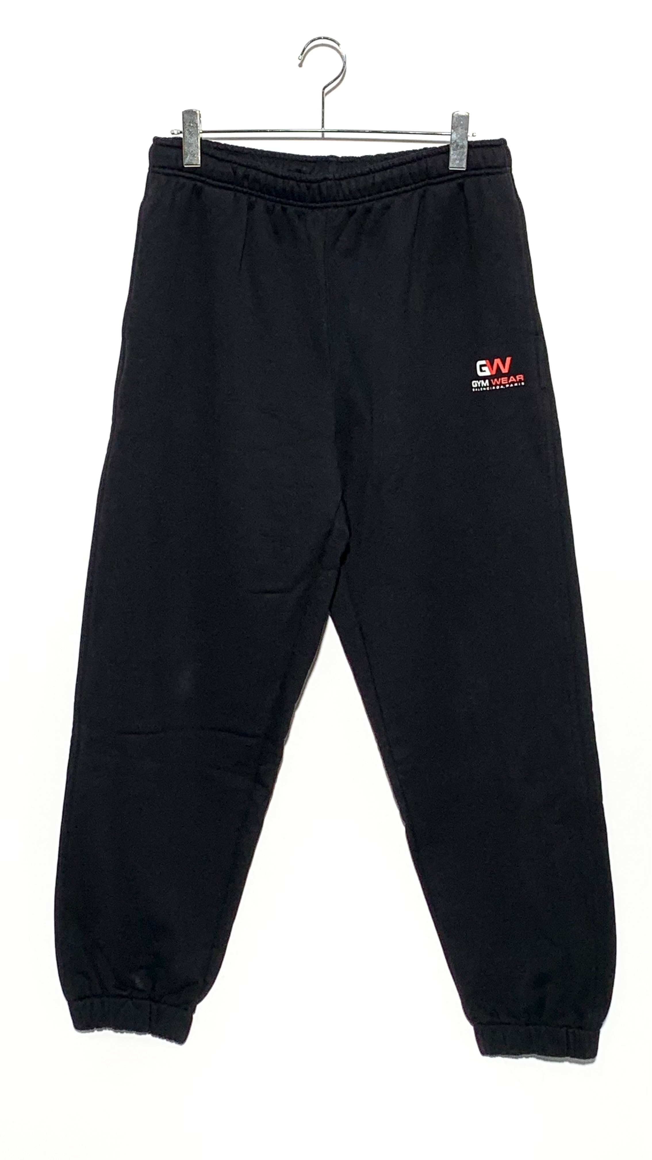 Balenciaga Gym Work Sweat Pants Black 