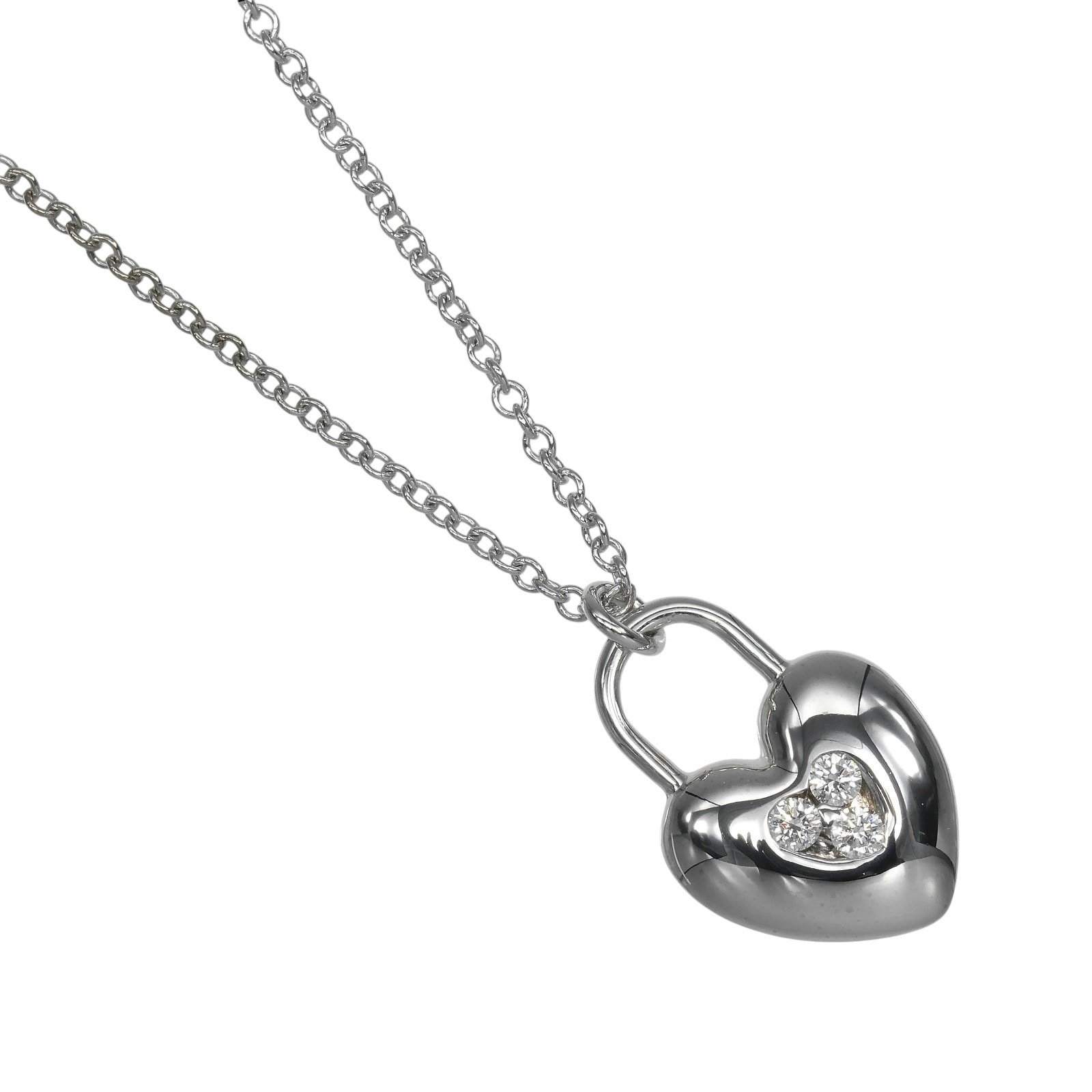 ティファニー ハートロック レディースネックレス