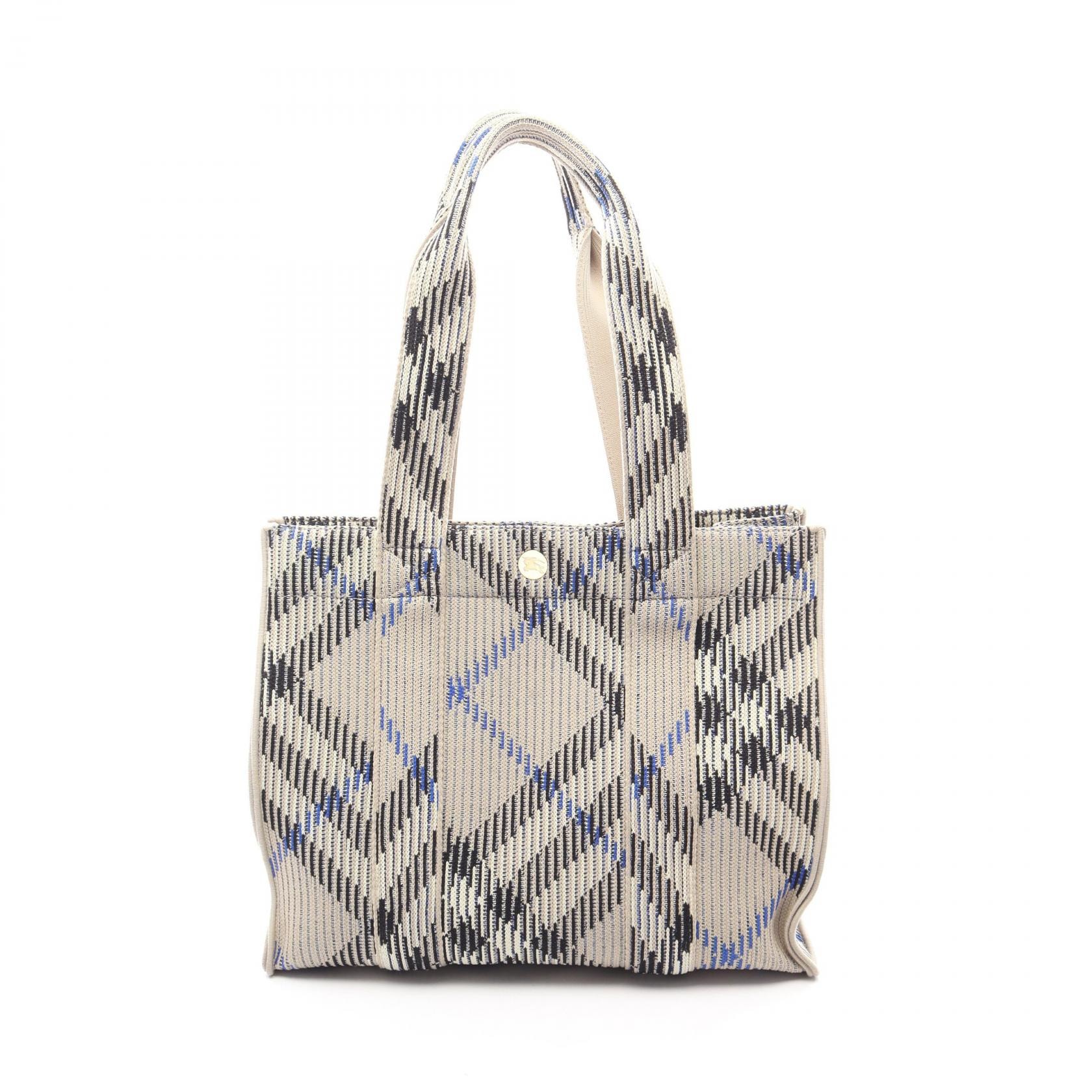 バーバリー BURBERRY トートバッグ トートバッグ バッグ ファブリック レディース グレー系 / マルチカラー 【中古】