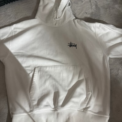 Stussy BASIC STUSSY HOOD "White" (2022)
