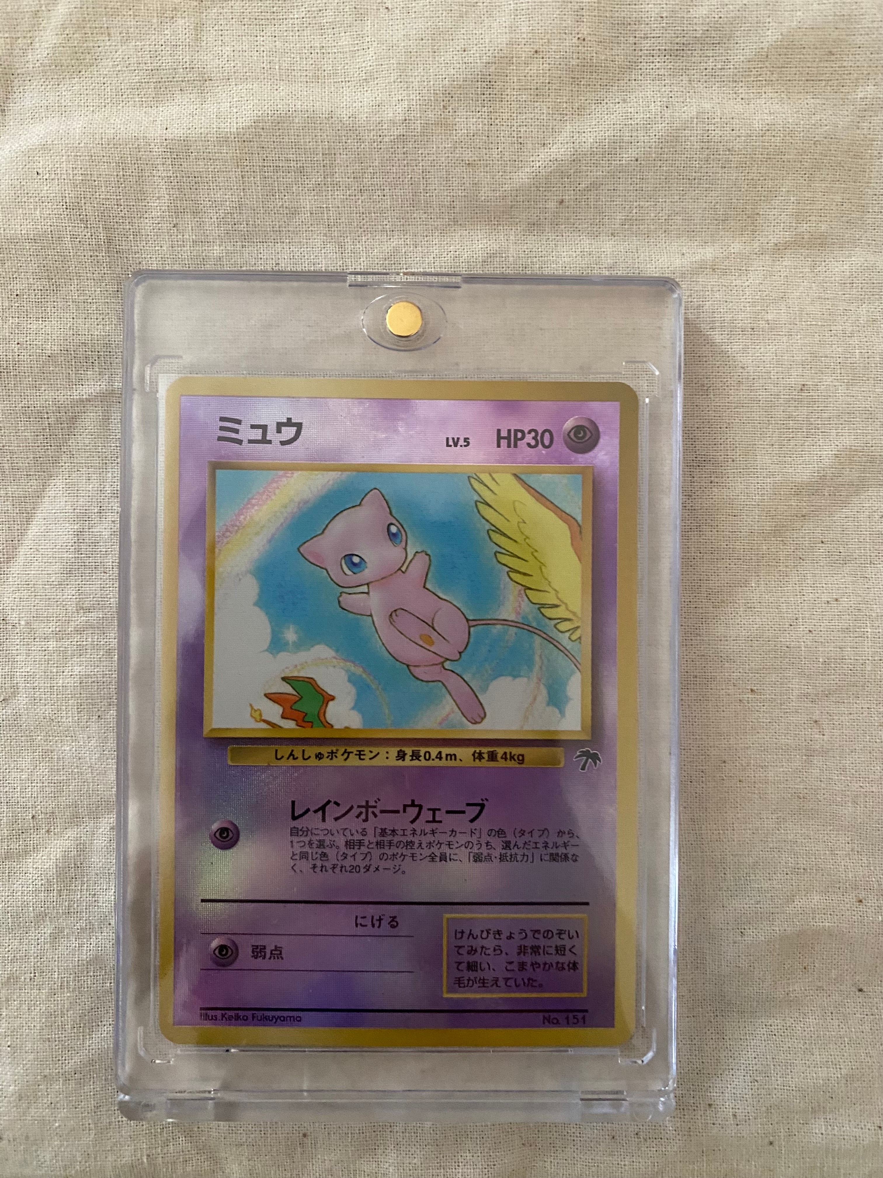 ミュウ : 旧裏 [PMCG-P No.151](旧裏面 プロモーションカード「サザンアイランド 映画公開記念」)