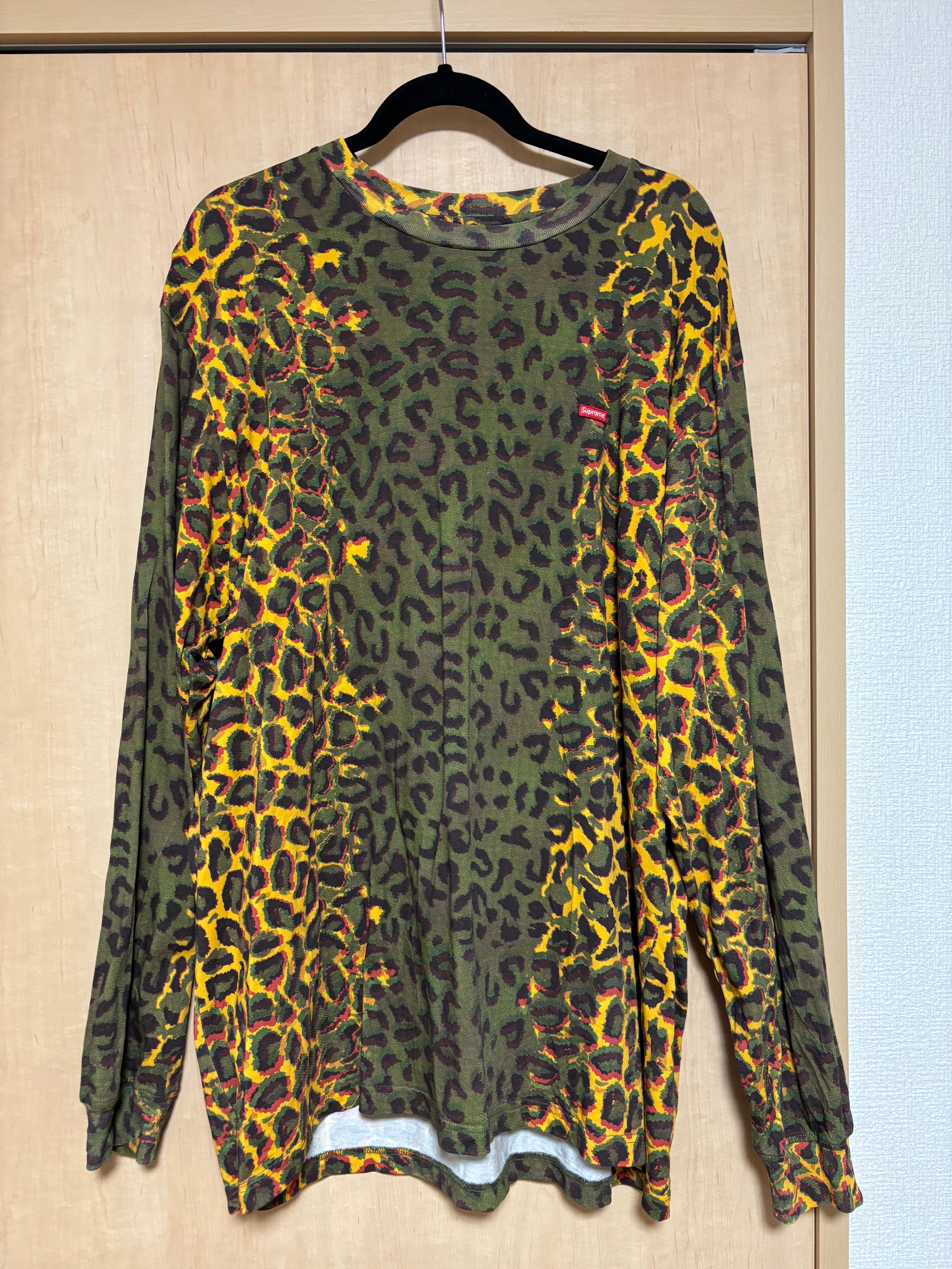 Supreme Small Box L/S Tee "Cheetah" (24FW)