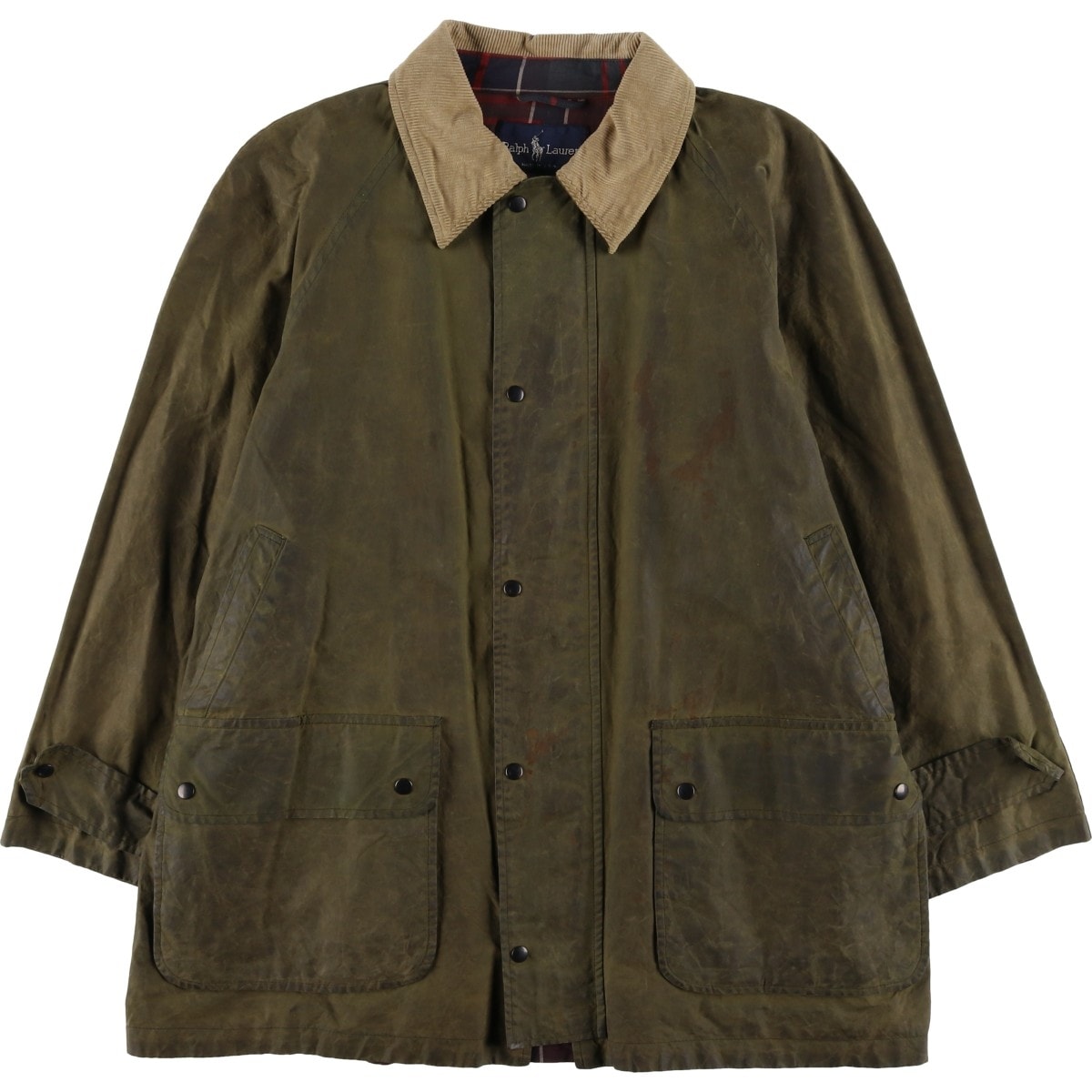 古着 ラルフローレン Ralph Lauren ワックスコットン オイルドジャケット USA製 メンズM相当/eaa615080