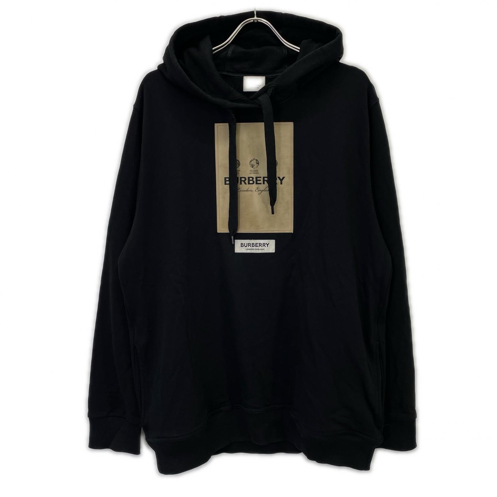 バーバリー 8057100 23SS ﾛｺﾞﾗﾍﾞﾙﾊﾟｯﾁ ﾌｰﾃﾞｨｰ L