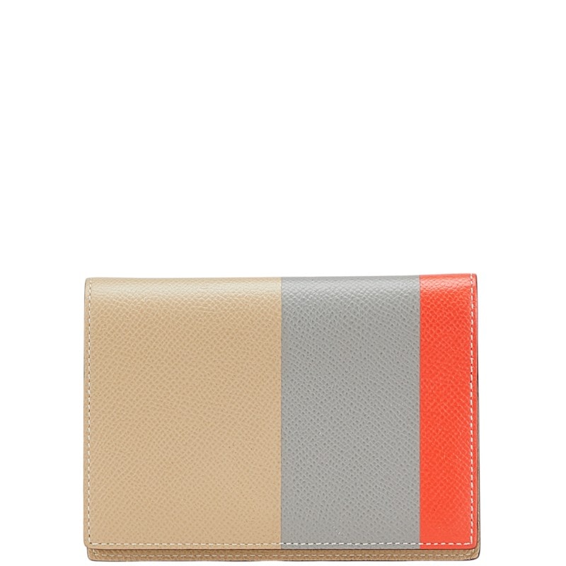 エルメス アジェンダPM 手帳カバー ベージュ マルチカラー ヴォーエプソン レディース HERMES 中古