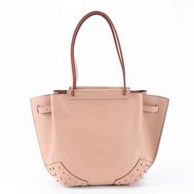■極美品 トッズウェーブ ハンドバッグ レザー