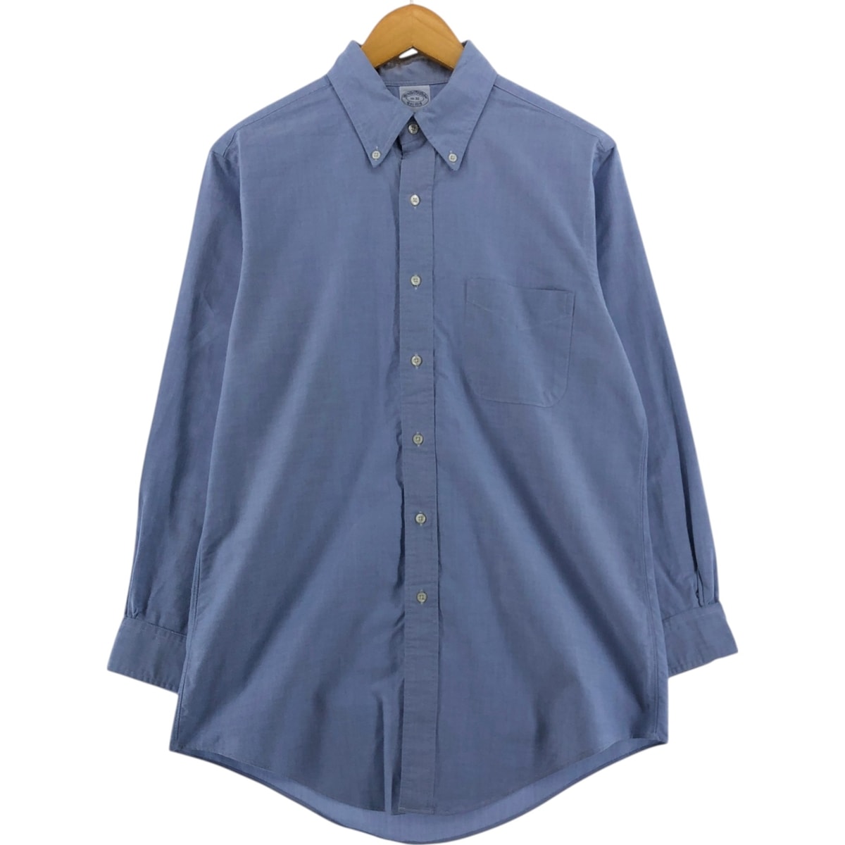 古着 ブルックスブラザーズ Brooks Brothers Est.1818 長袖 ボタンダウンシャツ USA製 メンズL相当/eaa514775