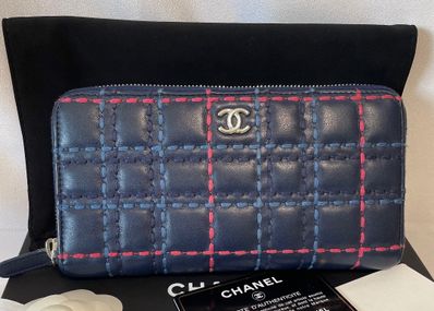 CHANEL 希少!カラフルステッチ 超美品 財布