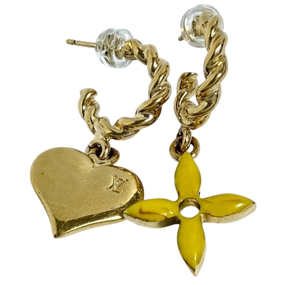 ルイヴィトン レディース スウィート モノグラム ピアス フープ 社外キャッチ