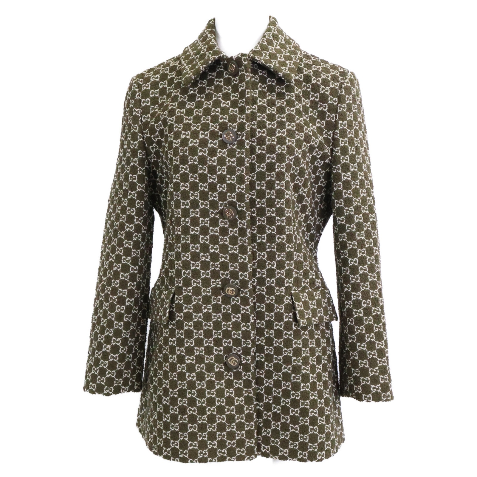 グッチ 【新品/国内正規】FW25 835539 GGブークレ シングルジャケット 40