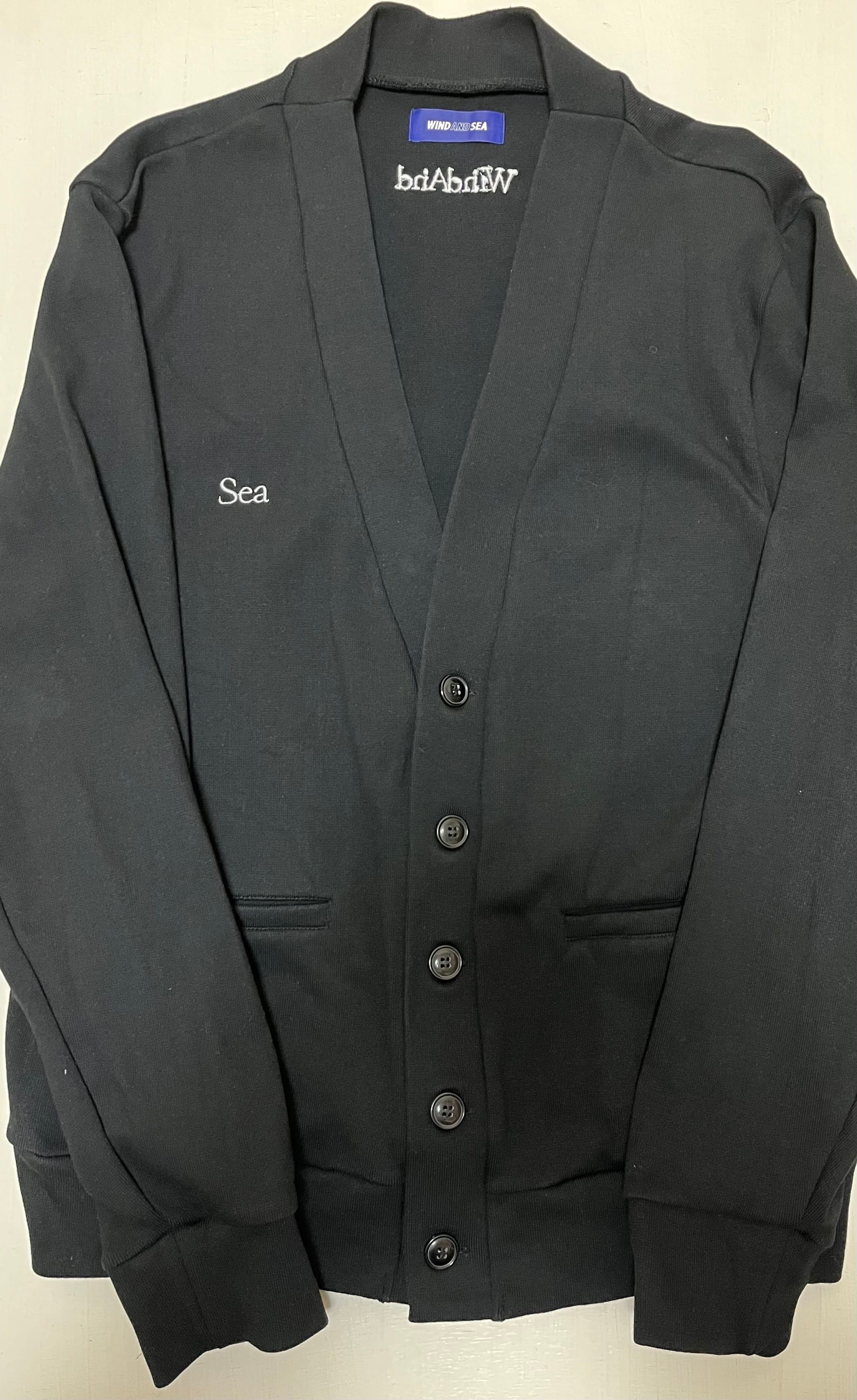 WIND AND SEA SDT Sweat Cardigan "Black"