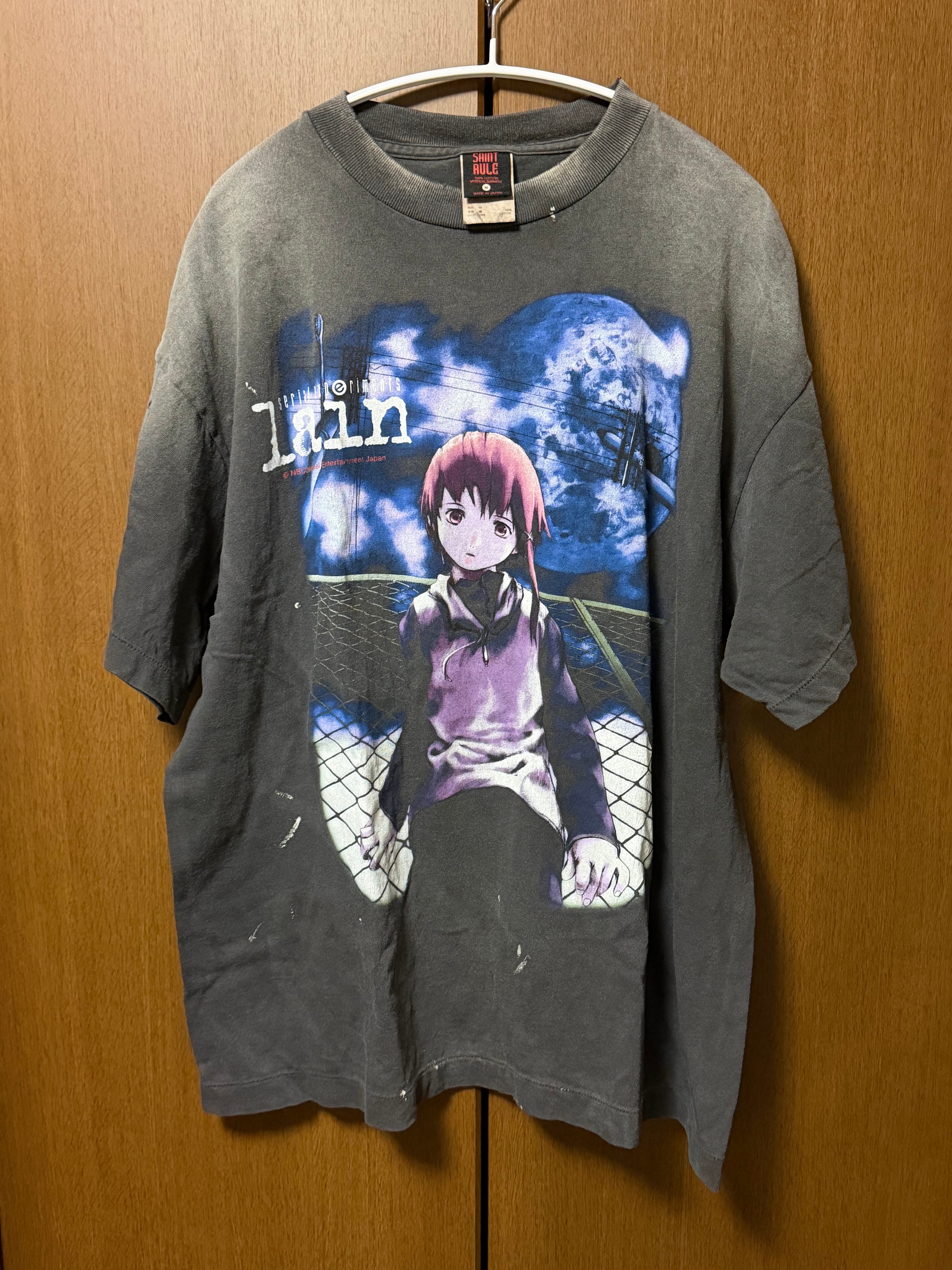 SAINT Mxxxxxx x serial experiments lain x GEEKS RULE Tee "Black"