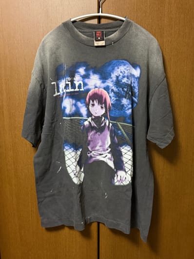 SAINT Mxxxxxx x serial experiments lain x GEEKS RULE Tee "Black"