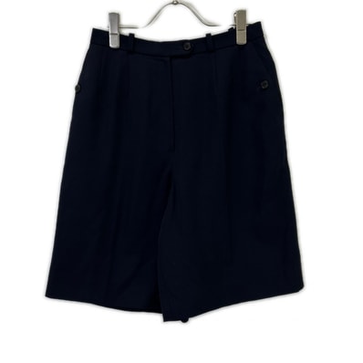 バーバリーズ 98年製 ネイビー ウール ワイドショーツ 40