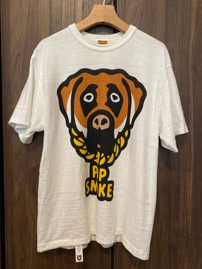 HUMAN MADE VICTOR VICTOR POP SMOKE TEE "White"