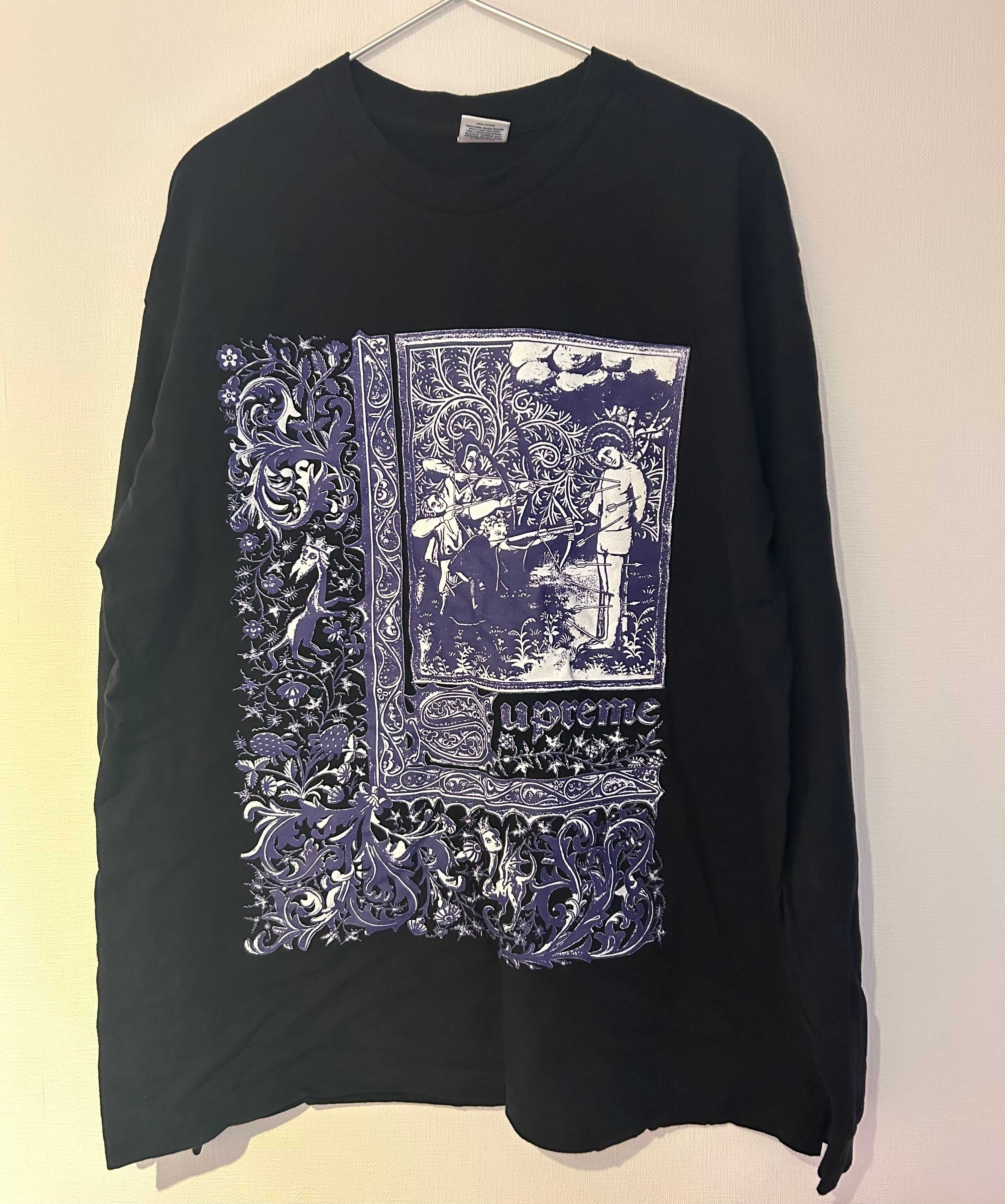 Supreme Saint Sebastian L/S Tee "Black"