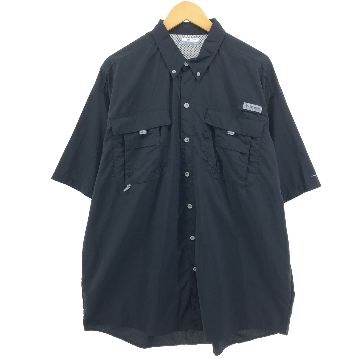 古着 コロンビア Columbia PFG OMNI-SHADE ボタンダウン 半袖 フィッシングシャツ メンズXL相当/eaa552836
