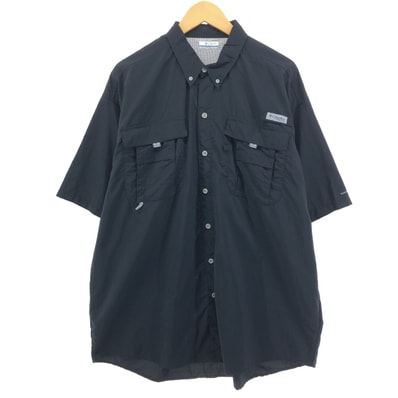 古着 コロンビア Columbia PFG OMNI-SHADE ボタンダウン 半袖 フィッシングシャツ メンズXL相当/eaa552836