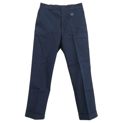 LOUIS VUITTON ルイ・ヴィトン パンツ 22SS RM221M H77 HMP06W NIGO ニゴ イタリア製 LVスクエアード チノトラウザーズ チノパンツ ネイビー系 40【中古】