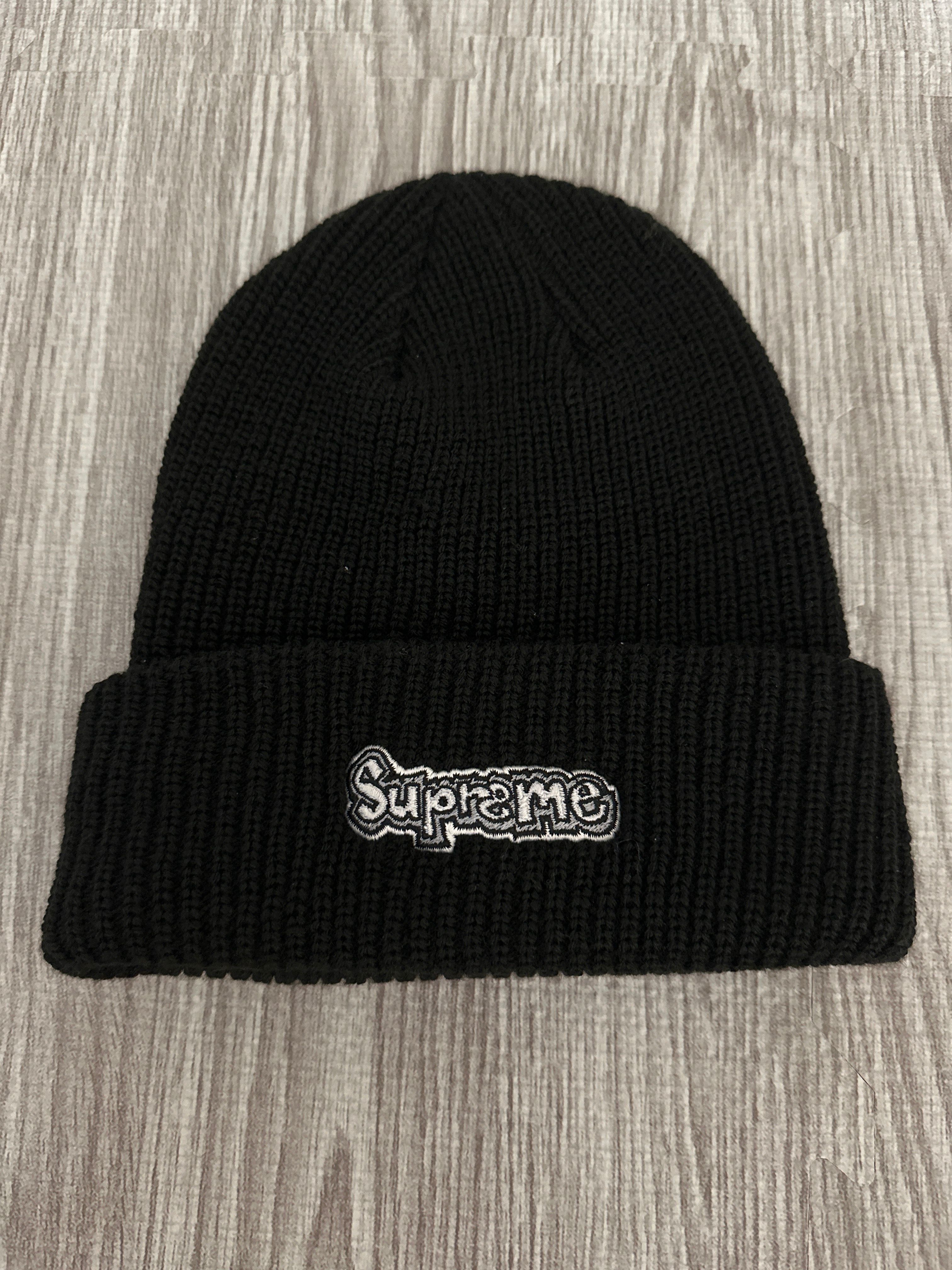 Supreme Gonz Logo Beanie "Black"
