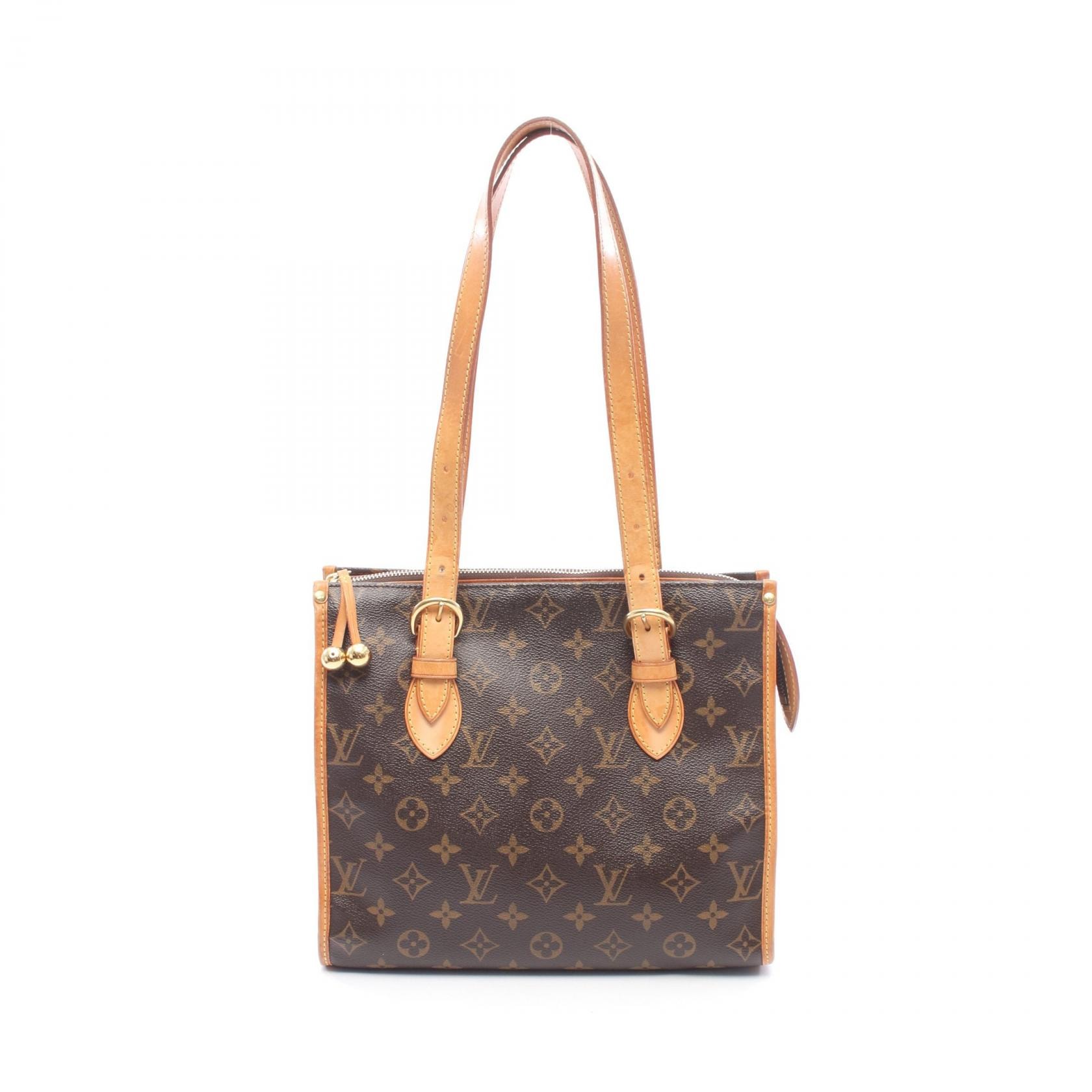ルイ・ヴィトン LOUIS VUITTON ポパンクール オ モノグラム トートバッグ バッグ PVCコーティングキャンバス レザー モノグラム レディース ブラウン系 M40007 【中古】