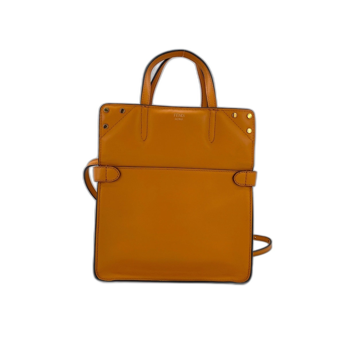 フェンディ FENDI フリップスモール トートバッグ【中古】