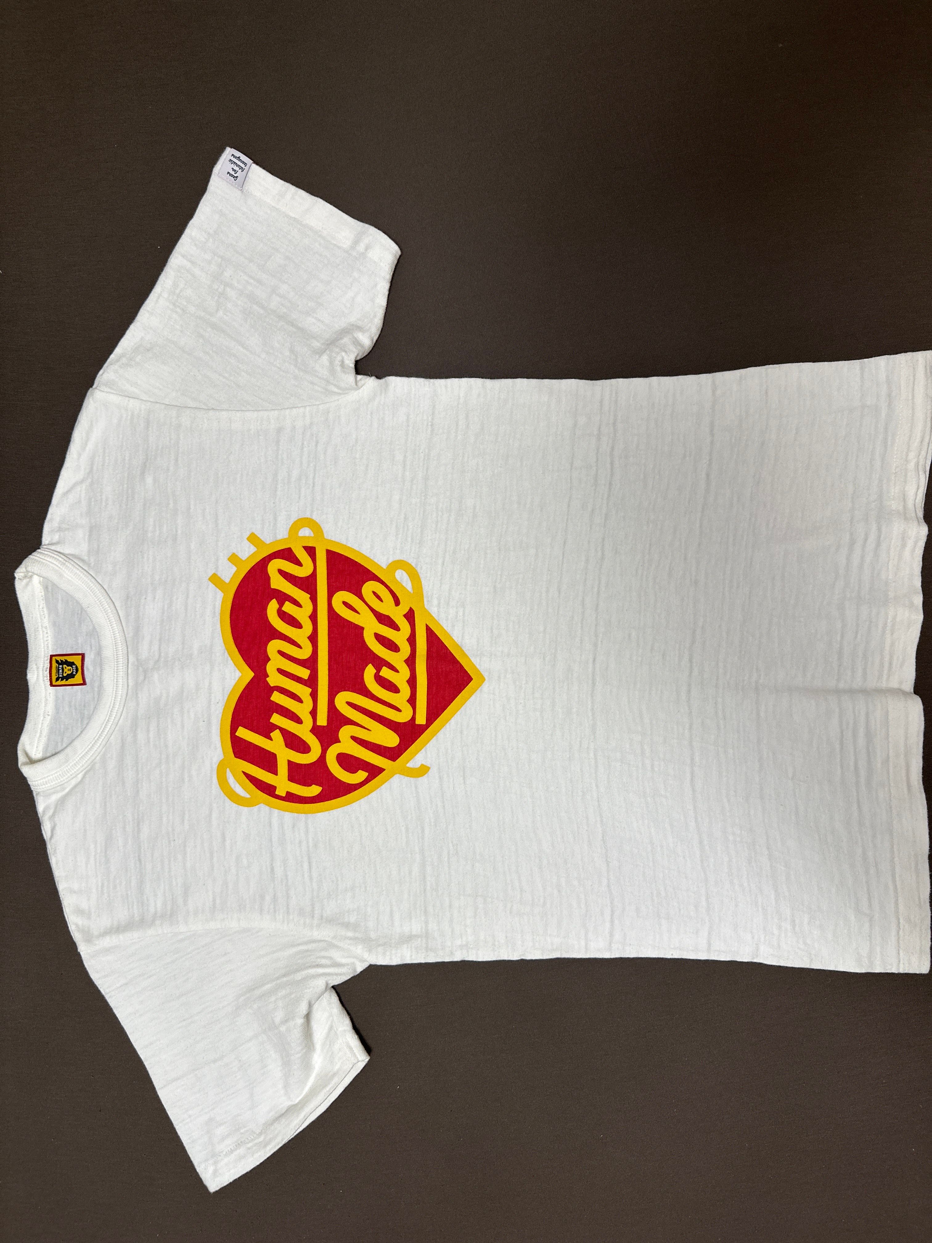 HUMAN MADE HEART T-SHIRT "White"