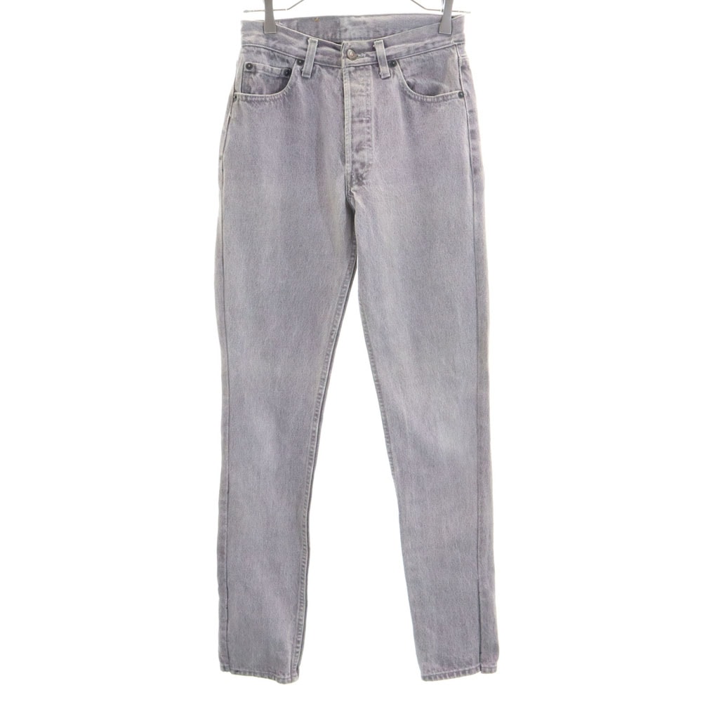 Levi's リーバイス 90s USA製 ブラックデニム 先染め デニムパンツ W28 グレー ジーンズ