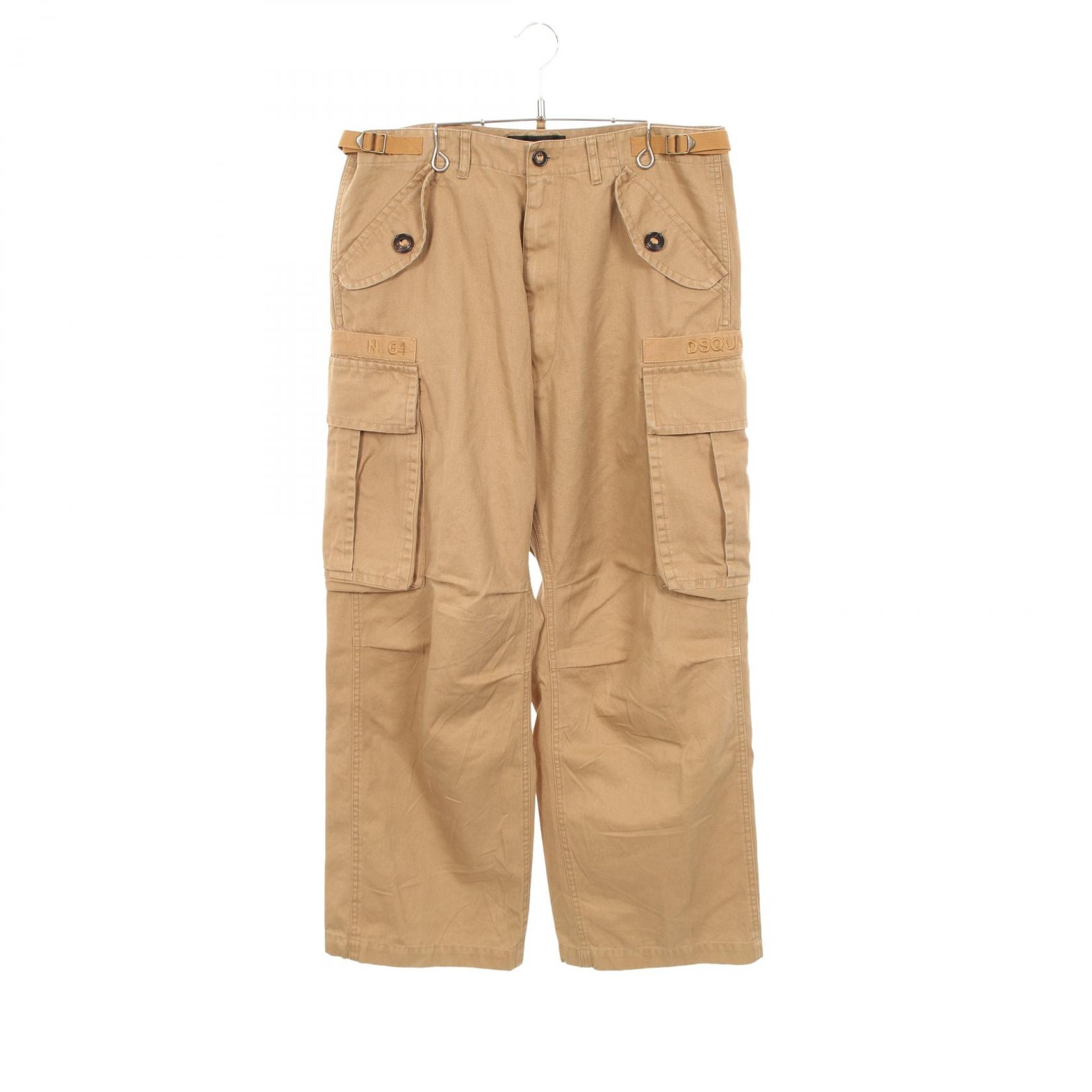 ディースクエアード DSQUARED2 カーゴパンツ 衣料品 ボトムス コットン メンズ ベージュ系 【中古】