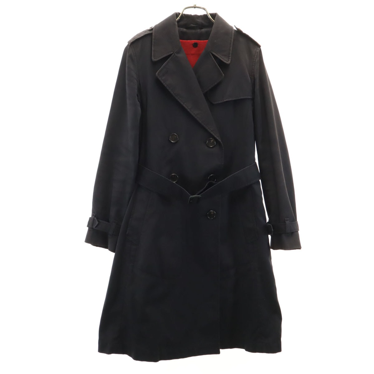 Paul Smith BLACK ポールスミス ブラック トレンチコート 40 ブラック ベストライナー付き