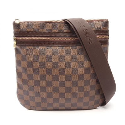 ルイ・ヴィトン LOUIS VUITTON ポシェット ボスフォール ショルダーバッグ バッグ PVCコーティングキャンバス レザー ダミエ エベヌ レディース ブラウン系 N51111 【中古】