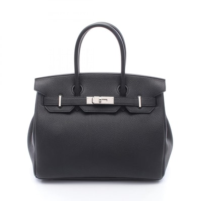 エルメス HERMES バーキン30 ハンドバッグ バッグ トゴ トゴ レディース ブラック系 【中古】