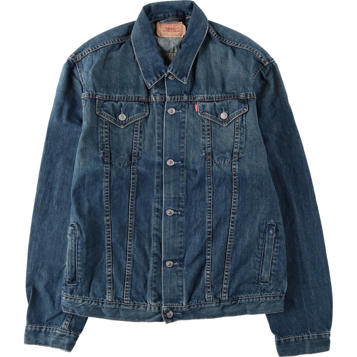 古着 00年代 リーバイス Levi's ユーロモデル デニムジャケット Gジャン メンズXL相当/eaa630190