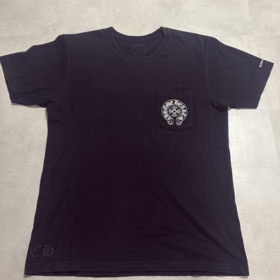 Chrome Hearts Horse Shoe Logo Pocket T-Shirt "Black"