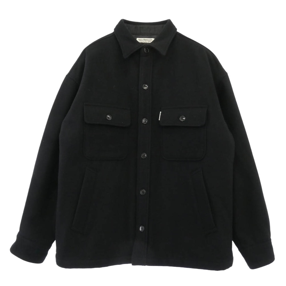 COOTIE クーティー ジャケット WOOL CPO JACKET ウール ジャケット ブラック系 L【中古】