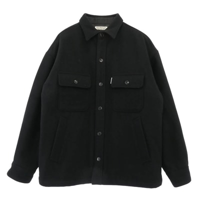 COOTIE クーティー ジャケット WOOL CPO JACKET ウール ジャケット ブラック系 L【中古】