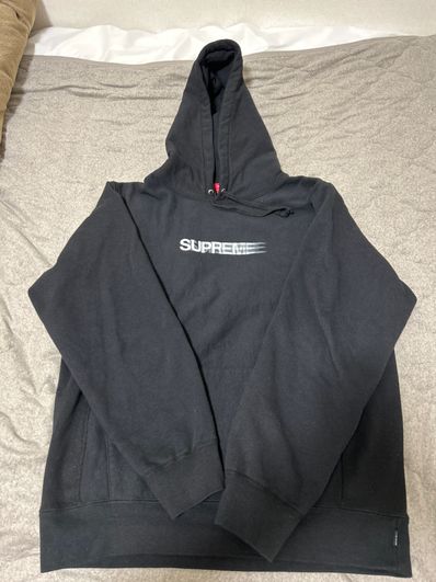 Supreme Motion Logo Hooded Sweatshirt "Black" (20SS)