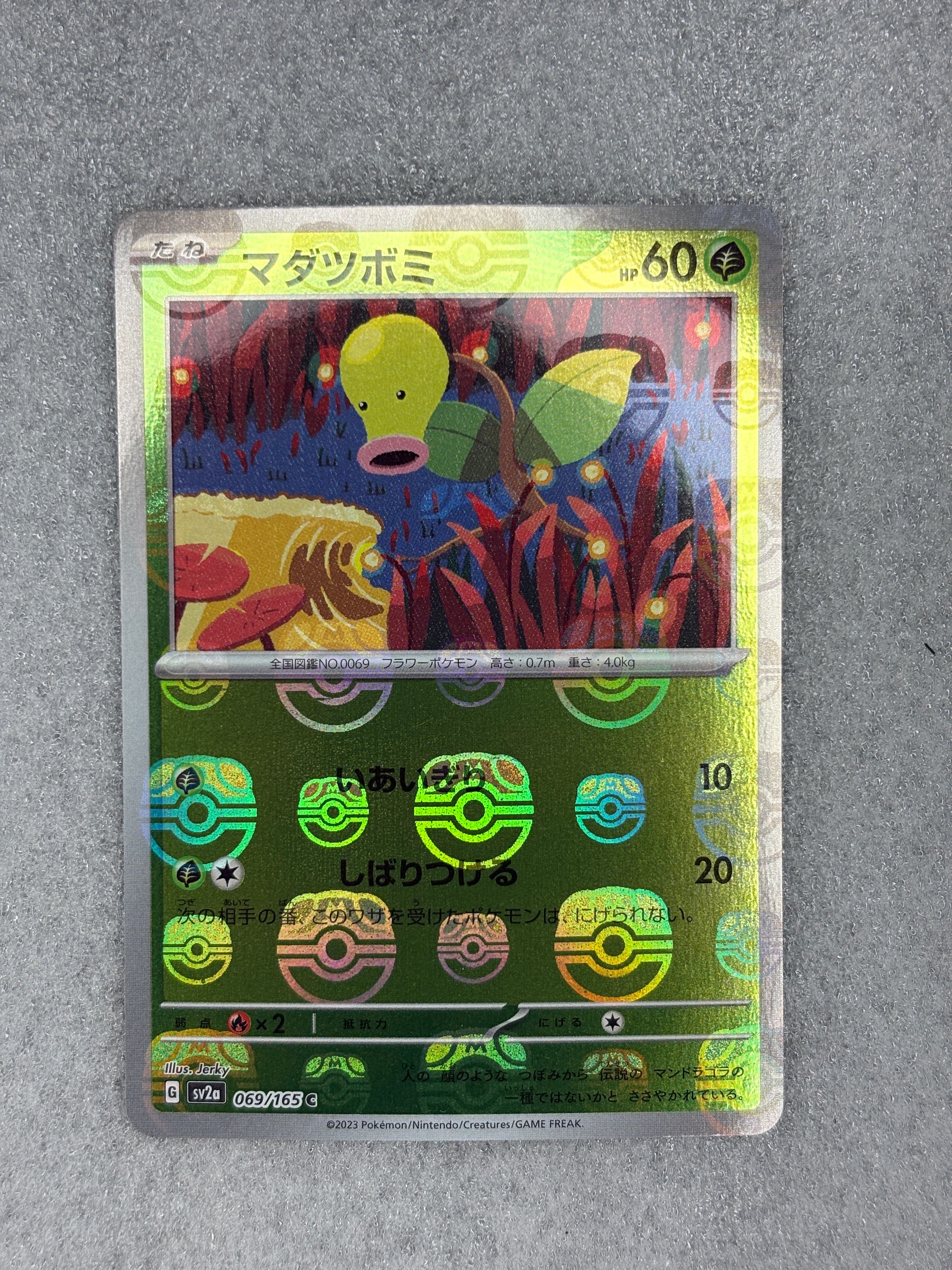 マダツボミ C: マスターボールミラー[SV2a 069/165](強化拡張パック「ポケモンカード151」)