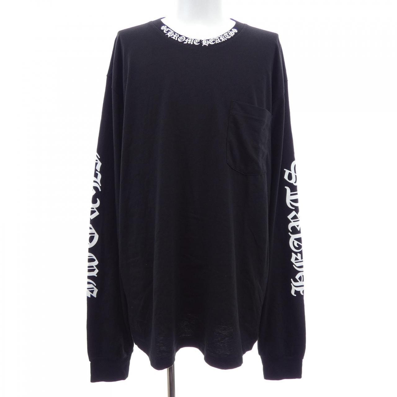 Chrome Hearts Letters Neck Logo L/S T-Shirt "Black"